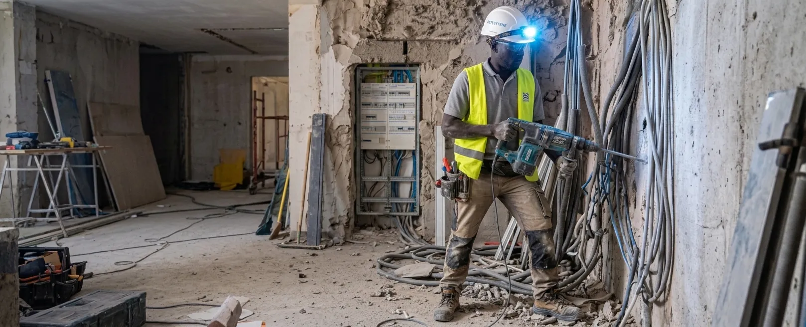 Infrastructure électrique pour un établissement professionnel