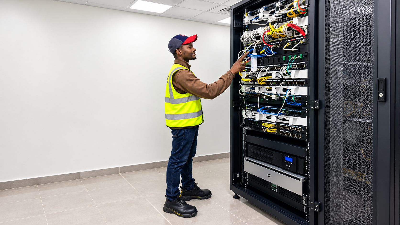 Infrastructure réseau d'un siège d'entreprise à Dakar